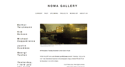 Desktop Screenshot of nomagallery.com